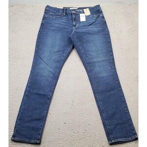 Levi's Jeans Womens 32/30 Blue Denim Stellar Stretch Mid-Rise 311 Shaping Skinny